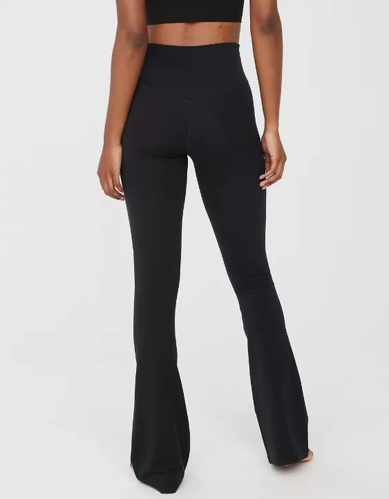 OFFLINE By Aerie Real Me XTRA High Waisted Bootcut Legging True Black - Image 3