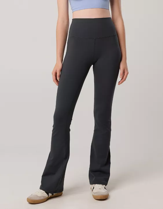 OFFLINE By Aerie The Hugger High Waisted Bootcut Legging Smoked Gray - Image 5