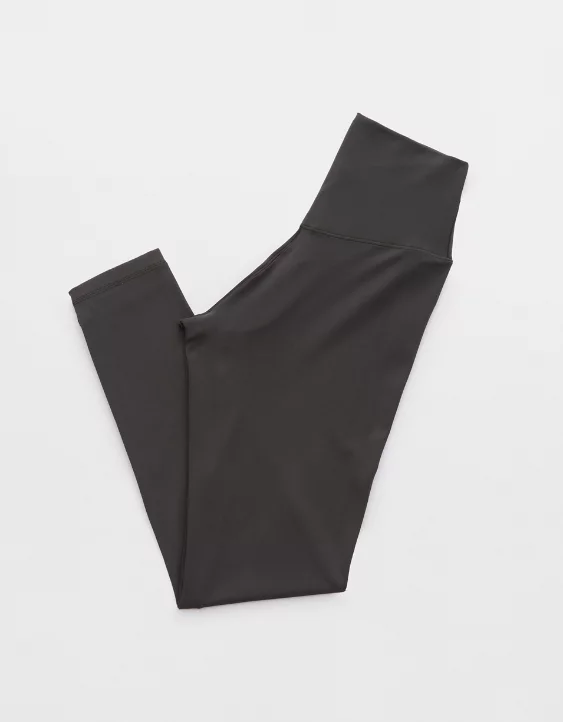 OFFLINE By Aerie Real Me High Waisted Crossover Legging Smoked Gray - Image 5