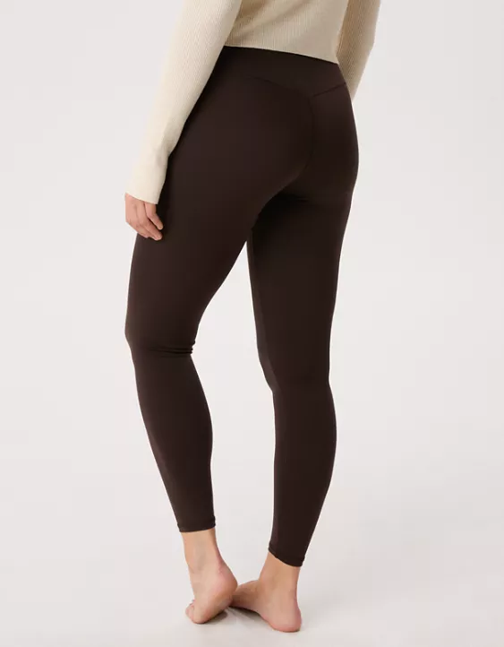 OFFLINE By Aerie Real Me High Waisted Crossover Legging Deep Earth - Image 2