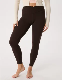 OFFLINE By Aerie Real Me High Waisted Crossover Legging Deep Earth