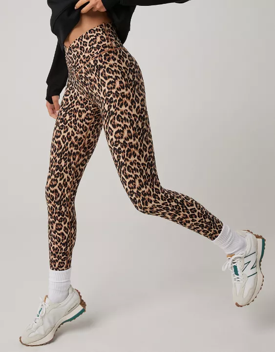 OFFLINE By Aerie Real Me High Waisted Crossover Legging Koko Brown - Image 2