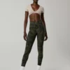 OFFLINE By Aerie Real Me High Waisted Crossover Legging Olive Daze