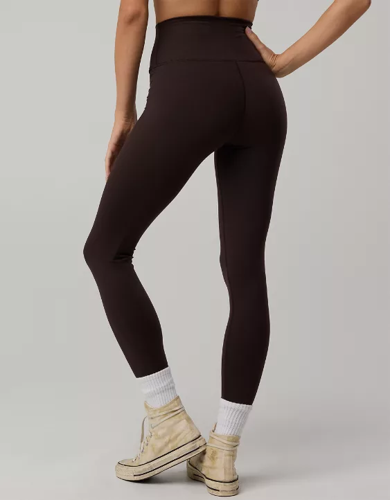 OFFLINE By Aerie The Hugger High Waisted Legging Deep Earth - Image 3