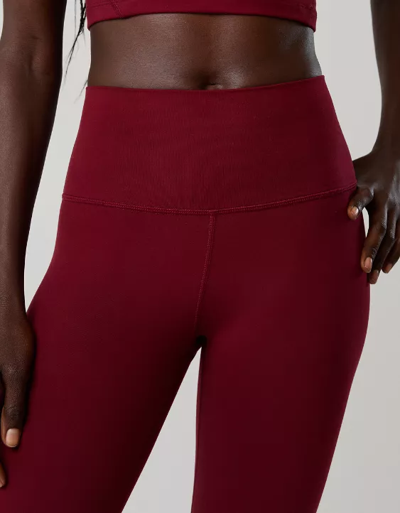 OFFLINE By Aerie The Hugger High Waisted Legging Deep Cherry - Image 6