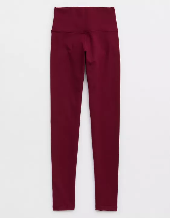 OFFLINE By Aerie The Hugger High Waisted Legging Deep Cherry - Image 3
