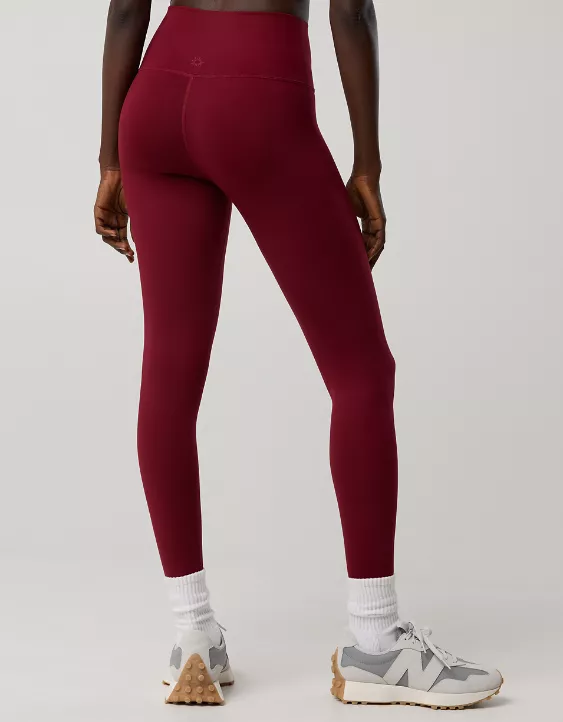 OFFLINE By Aerie The Hugger High Waisted Legging Deep Cherry - Image 2