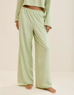 Aerie Dream Jersey Trouser PJ Dusty Sage