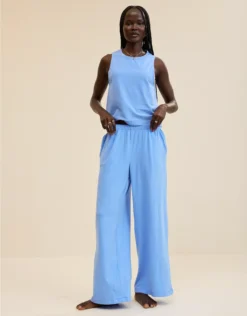 Aerie Dream Jersey Trouser PJ Dream Blue