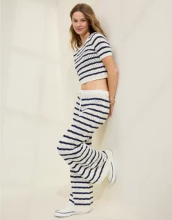 Aerie Crochet Party Pant Navy