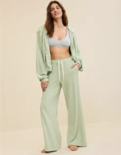 Aerie Soft Life Trouser Dusty Sage