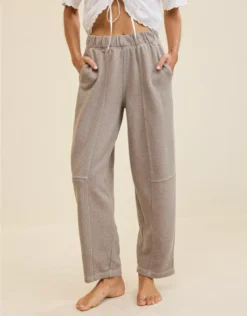 Aerie Seams Right Sweatpant Heathered Taupe
