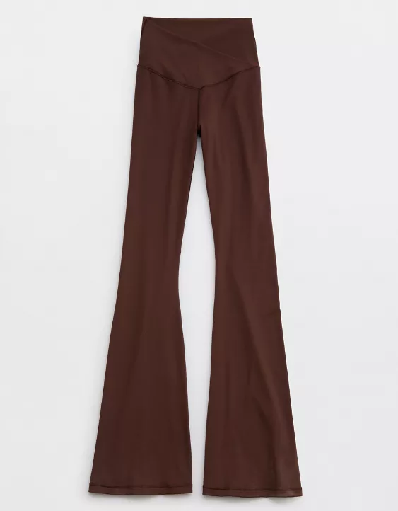 OFFLINE By Aerie Real Me High Waisted Crossover Flare Legging - Image 3