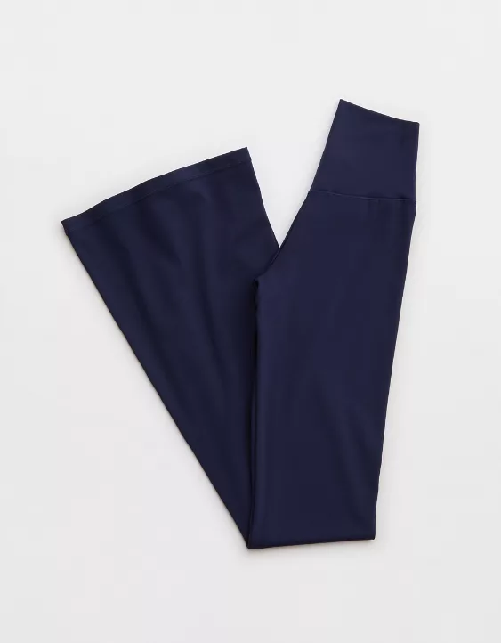OFFLINE By Aerie Real Me High Waisted Crossover Flare Legging Royal Navy - Image 7