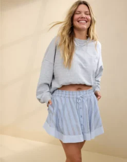 Aerie Boxer Skort Monaco Blue