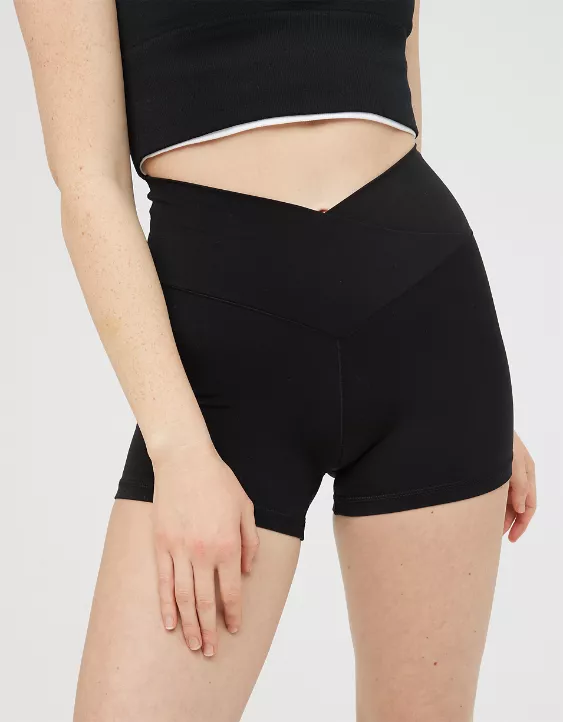 OFFLINE By Aerie Real Me High Waisted Crossover 3" Bike Short - Image 2