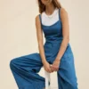 Aerie Relaxed Jumpsuit Rocky Blue