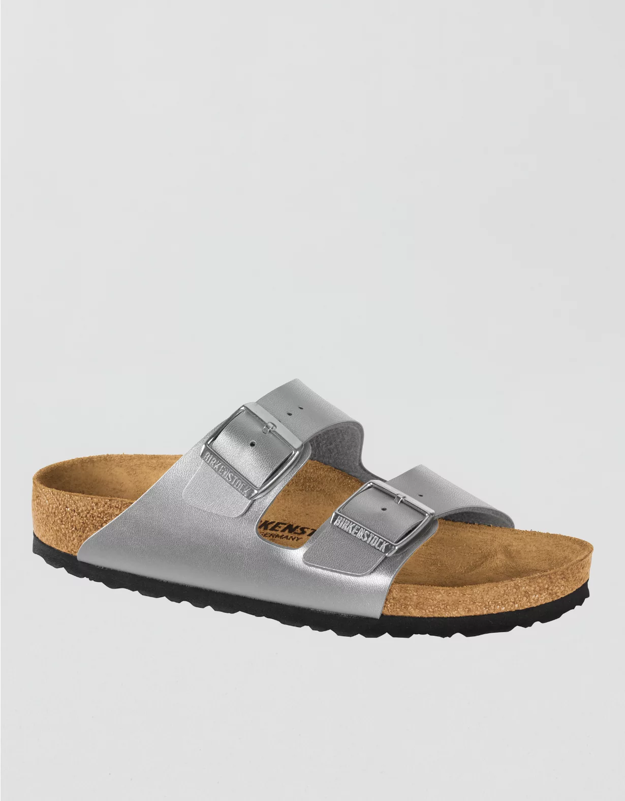 Aerie Birkenstock Arizona Sandal Silver