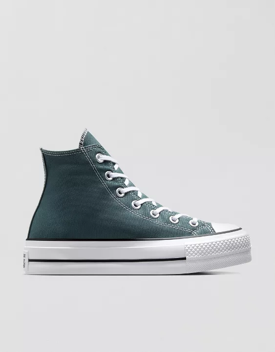 Aerie Converse Chuck Taylor All Star Lift Platform Sneaker Blue - Image 3