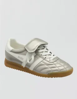 Aerie Gola Stadium 86 Sneaker White Gold