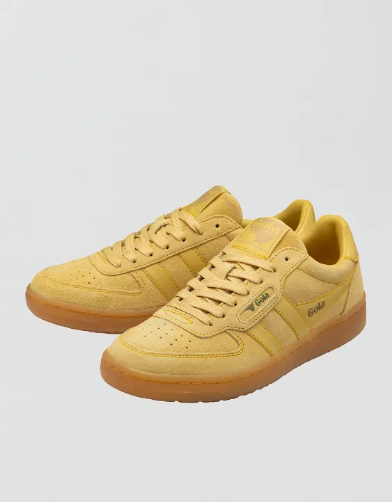 Aerie Gola Hawk Suede '86 Sneaker Yellow - Image 3
