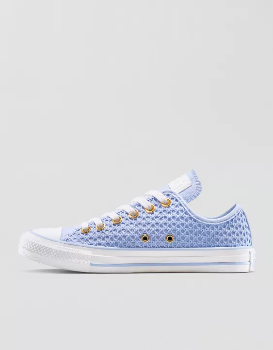 Aerie Converse Chuck Taylor All Star Knit Sneaker Blue - Image 2