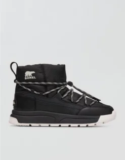 Aerie Sorel Whitney Slip-On Boot Black