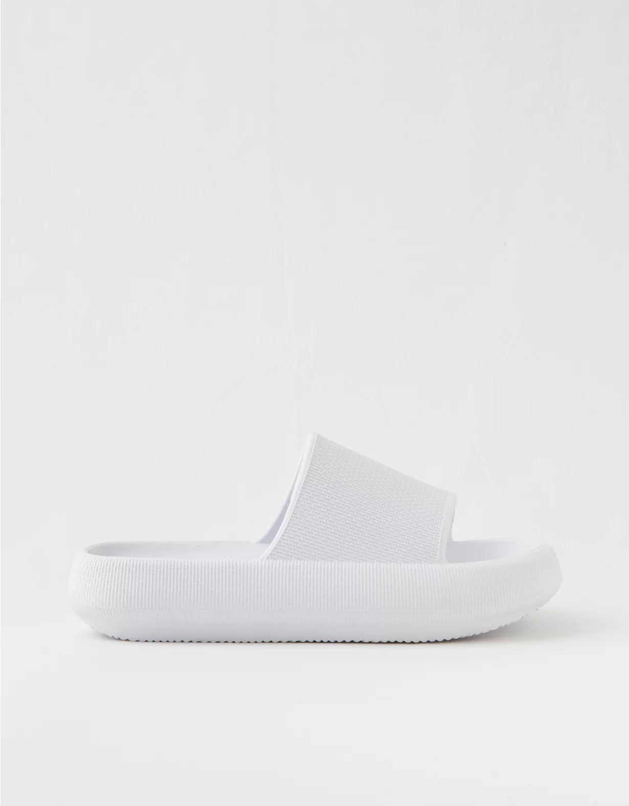 Aerie Cushionaire Feather Slide White - Image 2