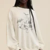 Aerie Très Chic Sweatshirt Soft Muslin