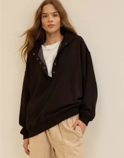 Aerie Oh Snap! Sweatshirt Deep Earth