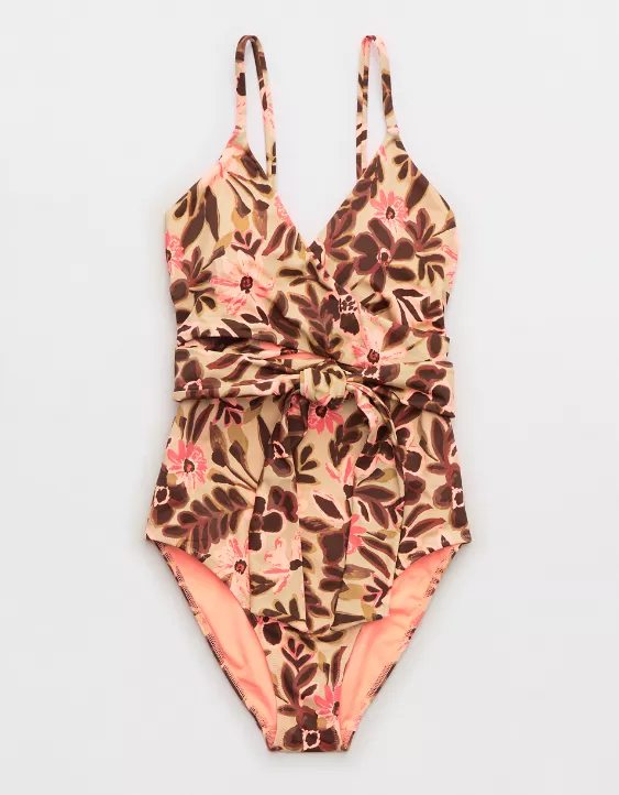 Aerie Wrap One Piece Swimsuit - Image 3