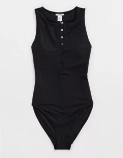 Aerie The Andie Malibu One Piece True Black
