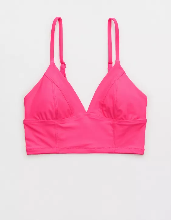 Aerie Seamed Longline Triangle Bikini Top - Image 3