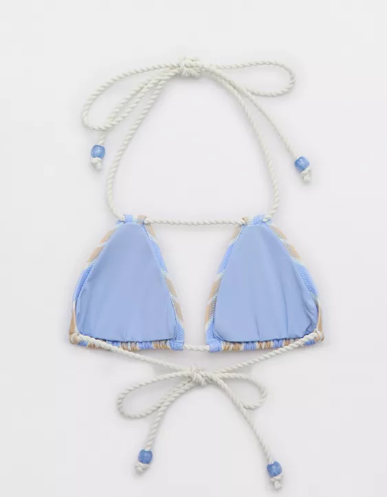 Aerie The Sun-Lover Bikini Top Ocean Sky - Image 4