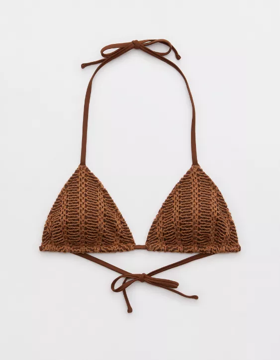 Aerie The Sun-Lover Crochet Bikini Top Universe - Image 3