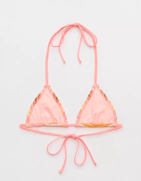Aerie ONEONE Ariel Bikini Top Coral - Image 4