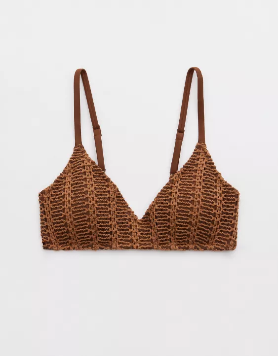 Aerie Cloudweave Crochet Voop Bikini Top Universe - Image 3