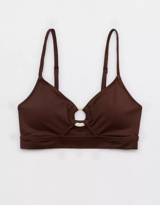 Aerie Scoop Cut Out Bikini Top Canyon Sun - Image 3