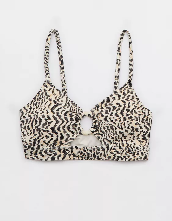 Aerie Scoop Cut Out Bikini Top Natural - Image 3