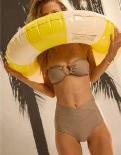 Aerie Bandeau Bikini Top Beige