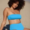 Aerie The Boardwalker Ribbed Bikini Top Horizon Blue