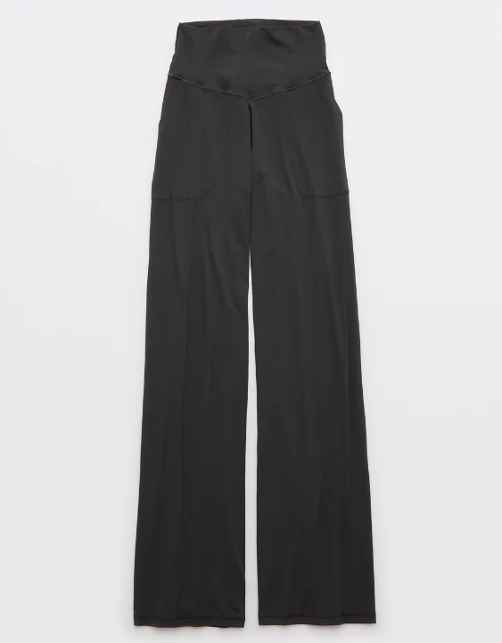 OFFLINE By Aerie Real Me XTRA High Waisted Trouser Smoked Gray - Image 4
