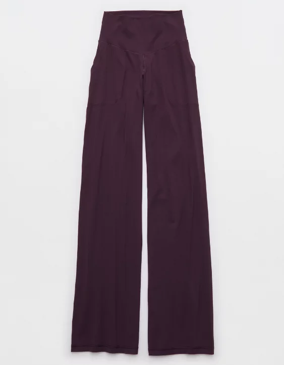 OFFLINE By Aerie Real Me XTRA High Waisted Trouser Cool Berry - Image 3