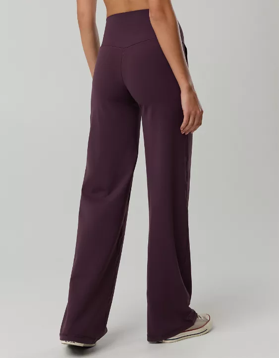 OFFLINE By Aerie Real Me XTRA High Waisted Trouser Cool Berry - Image 2