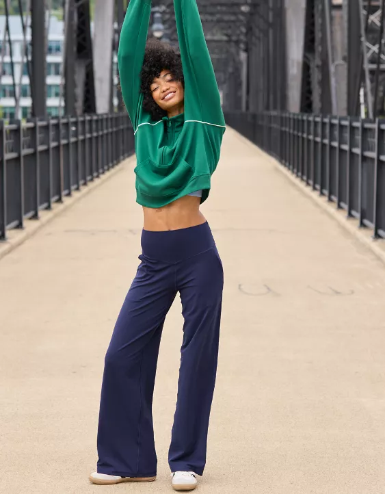 OFFLINE By Aerie Real Me XTRA High Waisted Trouser Royal Navy - Image 2