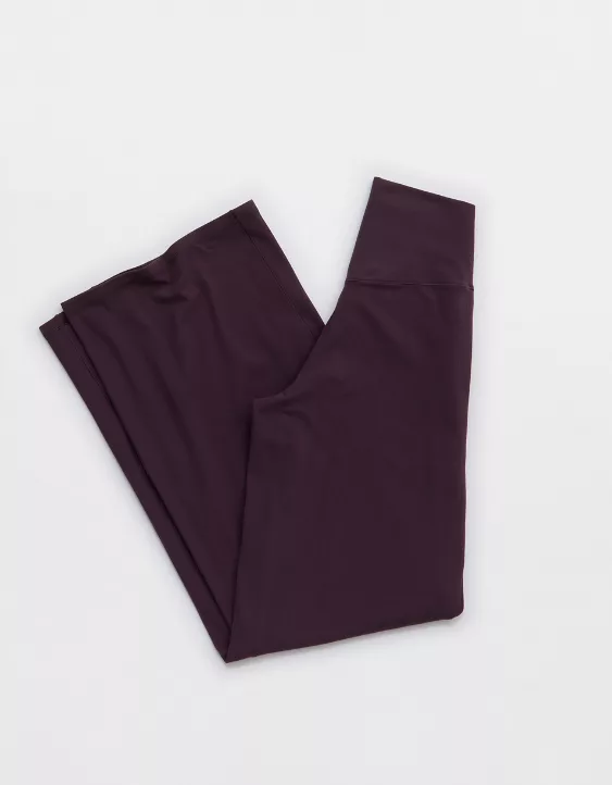 OFFLINE By Aerie Real Me XTRA High Waisted Ribbed Trouser Cool Berry - Image 5