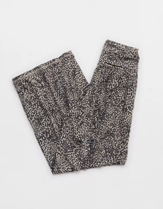 OFFLINE By Aerie Real Me Foldover Super Wide Leg Pant Stone - Image 4