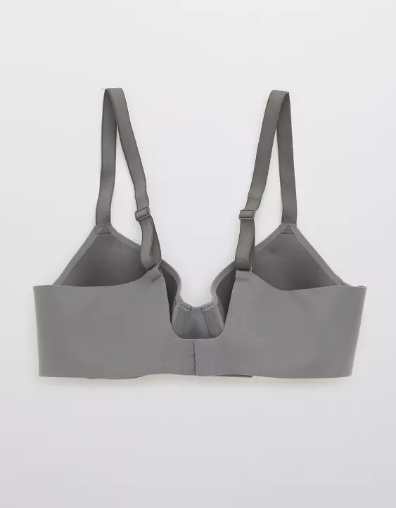 Aerie SMOOTHEZ Full Coverage Lightly Lined Bra Shell Gray - Image 5