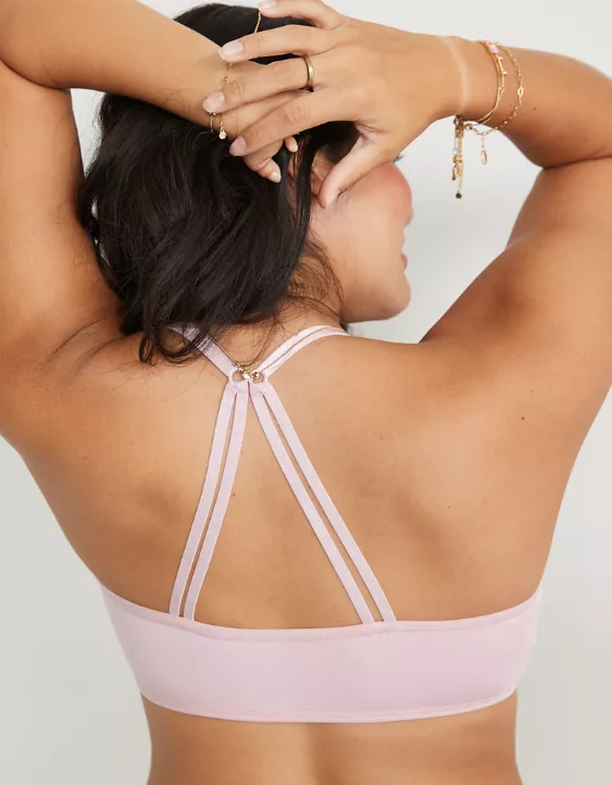 Aerie The Liberare Convertible Plunge Bralette Blush - Image 2