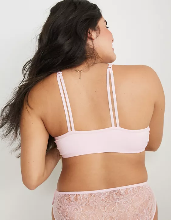Aerie The Liberare Convertible Plunge Bralette Blush - Image 5